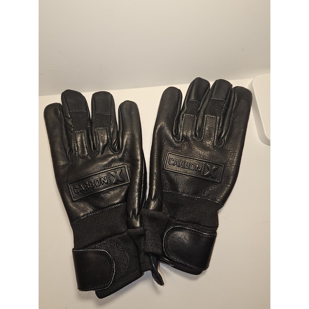 Carbon x Black Fire Resistant Safty Leather Gloves Men's Never Worn